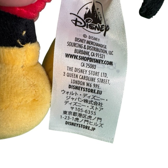 DISNEY STORE MICKEY MOUSE HOLIDAY PLUSH 9 1/2"  CHRISTMAS 2018 MINI BEAN BAG - Picture 9 of 11